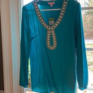 Lilly Pulitzer Blue top